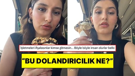 Bir Vatandaş Kuşadası’nda İki Top Dondurma 150 TL Olmasına Rağmen 300 TL Almaya Çalışan İşletmeciye Sitem Etti