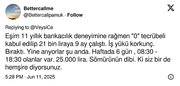 Bir diğer sektör de bankacılık...