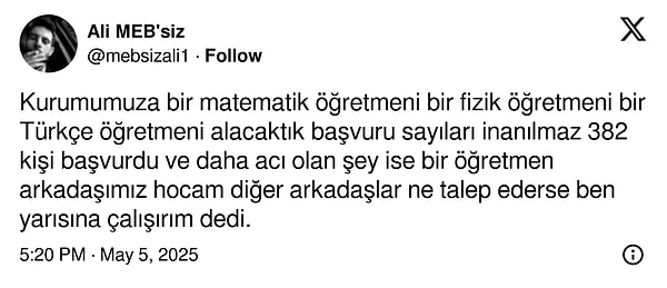 Yüksek işsizlik rakamları da insanların düşük ücretlere çalışmasına razı olmasını getiriyor.