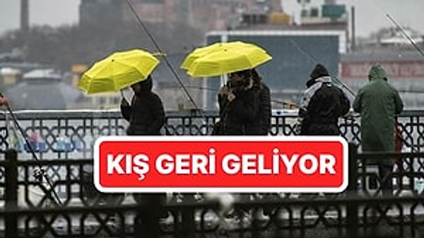 Hafta sonu için piknik planları yapanlar dikkat. İstanbul'a kısa bir süreliğine kış geliyor. İstanbul’da pazar günü gök gürültülü sağanak yağış bekleniyor.