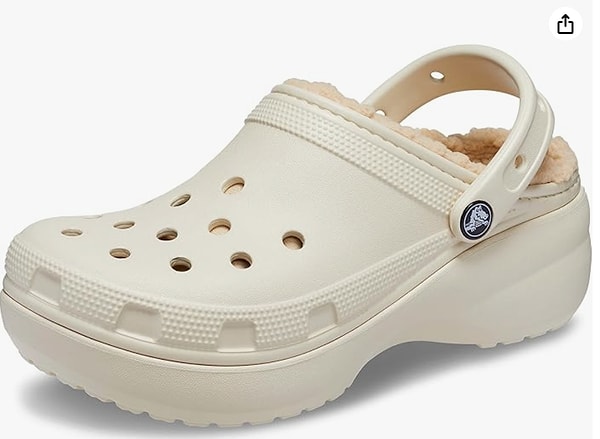 4. Amazon’da indirimde olan Crocs Classic Platform Lined Clog, hem rahat hem de tarz bir deneyim sunuyor!