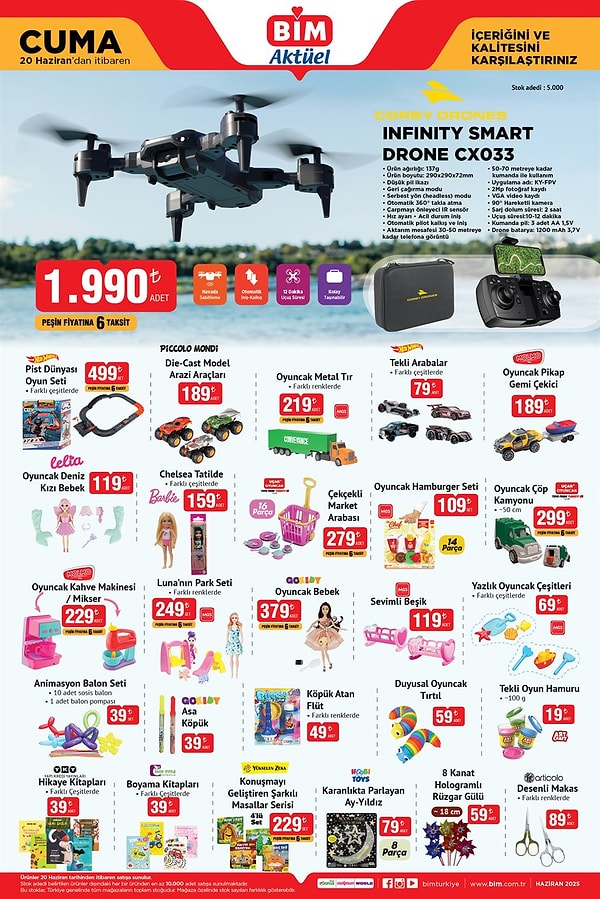 INFINITY CX033 Smart Drone 1.990 TL