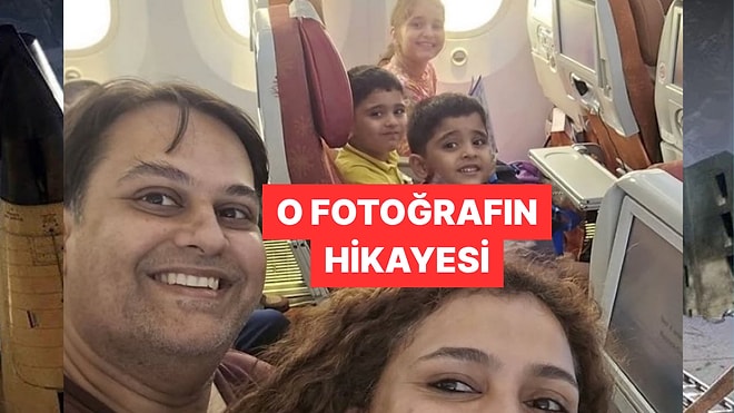Hindistan'daki Uçak Kazasından Geriye Kalan Aile Fotoğrafı Dünya Çapında Gündem Oldu