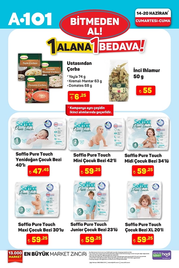 1 Alana 1 Bedava