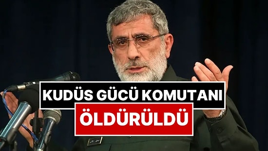 ABD Basını Duyurdu: Kasım Süleymani'nin Yerine Getirilen İsmail Kaani İsrail Saldırısında Öldürüldü