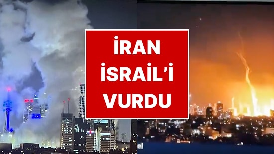 İran'dan İsrail'e Füze Saldırısı! İsrail'de Sirenler Çaldı, Ülkedekilere "Sığınaklara Gidin" Mesajı Gönderildi