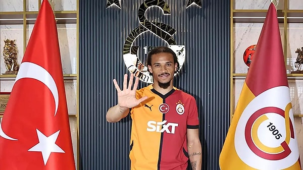 Leroy Sane, imzayı attı ve Süper Lig'de bol bol bu ismi duyacağız. Görseli