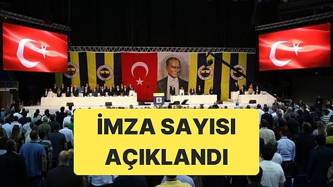 Fenerbahçe'den Toplanan İmza Sayısı ile İlgili Resmi Açıklama Geldi