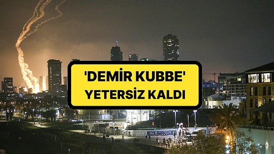 Sirenler Hiç Susmadı! 'Demir Kubbe' Yetersiz Kaldı: Tel Aviv'e Yüzlerce Füze Fırlatıldı