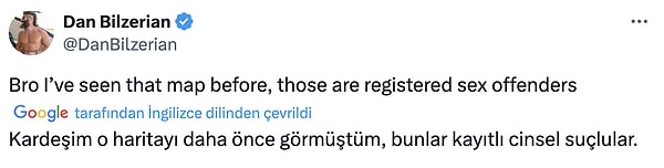İsrail'in bu paylaşımına dünyanın bir yanındaki X kullanıcılarından tepki yağdı. İnternet ünlüsü Dan Bilzerian haritanın sahte olduğunu ifade etti.