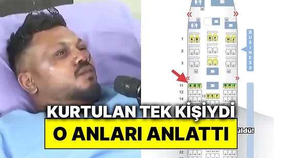 Hindistan Uçak Kazasından Sağ Çıkan Tek Kişi Olan Vishwashkumar Ramesh O Anları Anlattı
