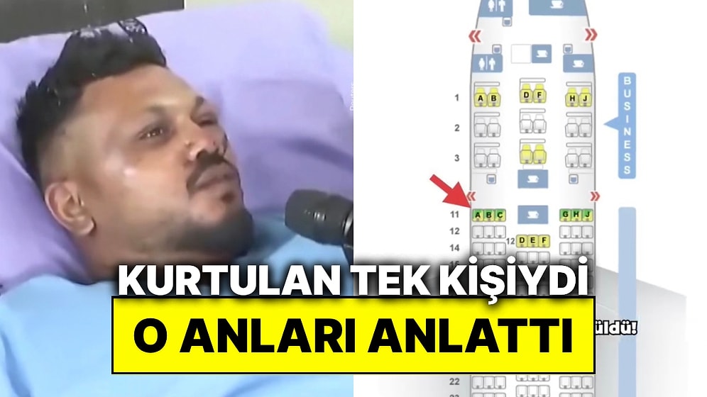 Hindistan Uçak Kazasından Sağ Çıkan Tek Kişi Olan Vishwashkumar Ramesh O Anları Anlattı