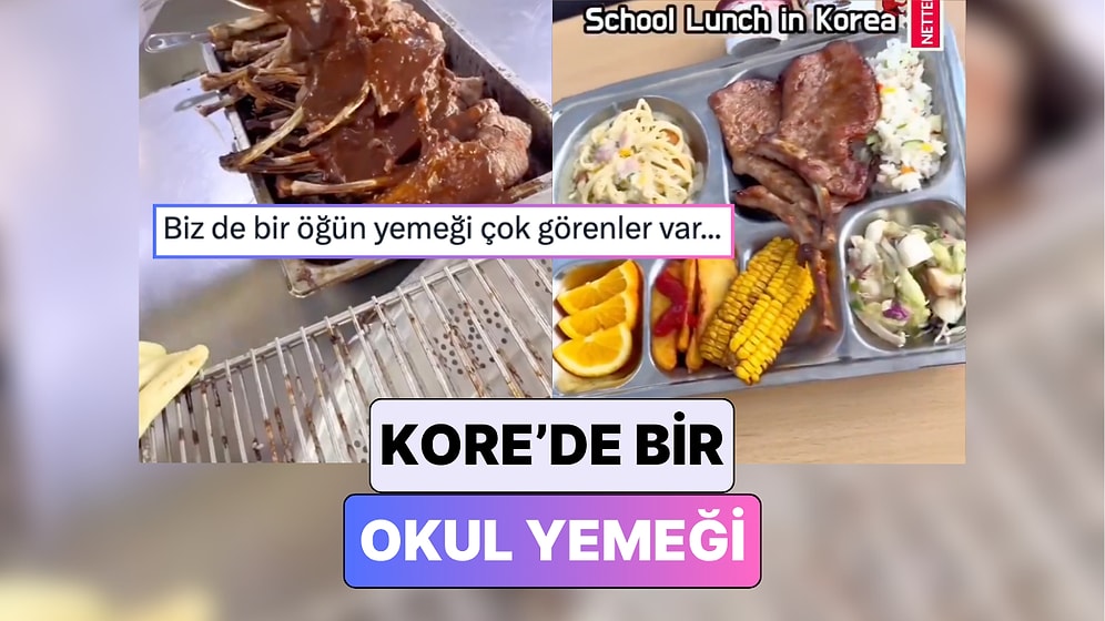 Güney Kore'de Bir Okulda Öğrencilere Sunulan Menü Hayatımızı Sorgulattı