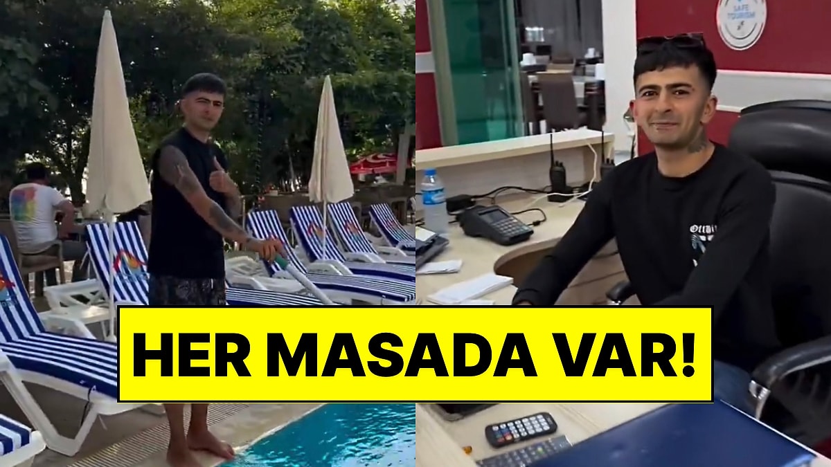 Joker Eleman Dediğin: Bir Otel Çalışanı Elinden Her İşin Gelmesiyle Sosyal Medyada Viral Oldu