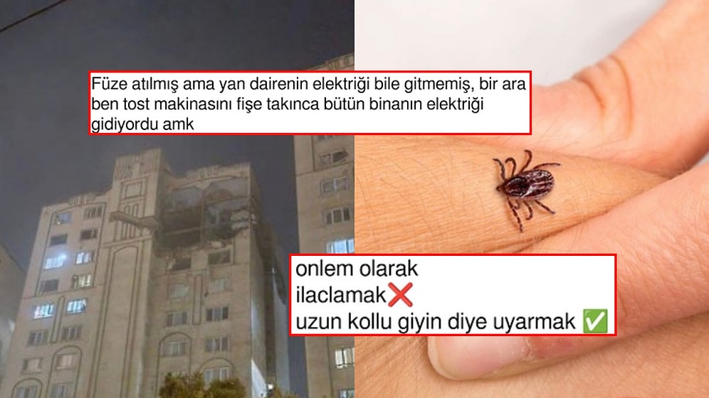 İsrail-İran Savaşıyla Tost Makinesinin Alakasından Keneden Korunma Önlemine Son 24 Saatin Viral Tweetleri