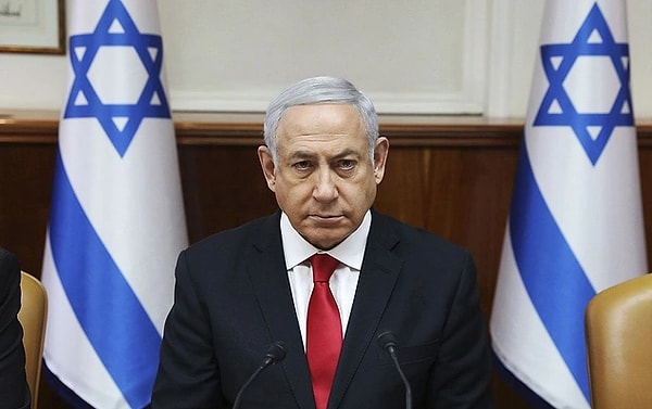 Netanyahu daha önce de İran halkına "ayaklanın" demişti. Görseli