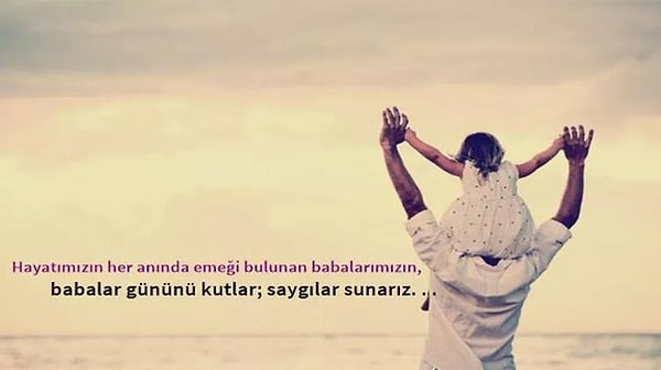 Tüm babalarımızın Babalar Günü kutlu olsun! ❤️