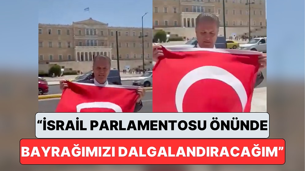 Yunanistan'da Türk Bayrağı Açan Sarıgül Miçoatakis'e Seslendi: "ABD'den Medet Umma, Türkiye'den Dostluk Ara"