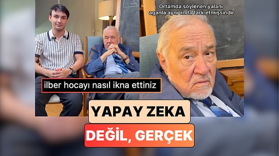 Yapay Zeka Değil Gerçek: Prof. Dr. İlber Ortaylı Berk Keklik'in Videosunda Oynadı