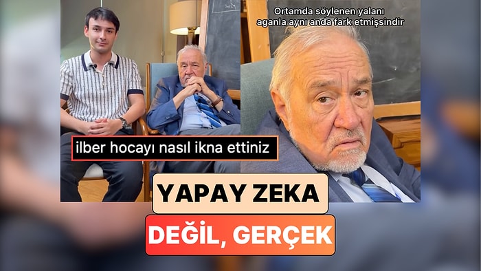 Yapay Zeka Değil Gerçek: Prof. Dr. İlber Ortaylı Berk Keklik'in Videosunda Oynadı
