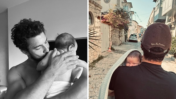 Daha önce de oğlunu paylaşan Deniz, yüzünü göstermemeye özen gösteriyordu.