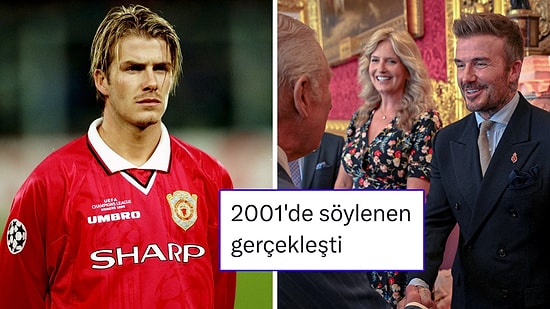 Eski Futbolcu David Beckham Artık "Şövalye"