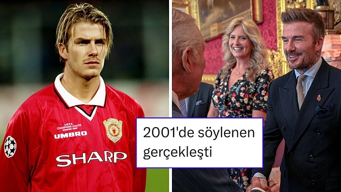 Eski Futbolcu David Beckham Artık "Şövalye"