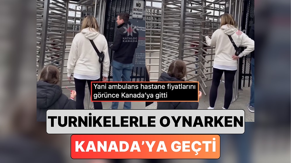 Tarafını Seçti: ABD-Kanada Sınırında Bir Çocuk Turnikelerde Oynarken Kanada Sınırına Geçti