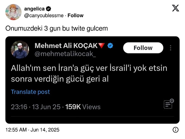 Dua ederken detay vermek önemli demiştik.