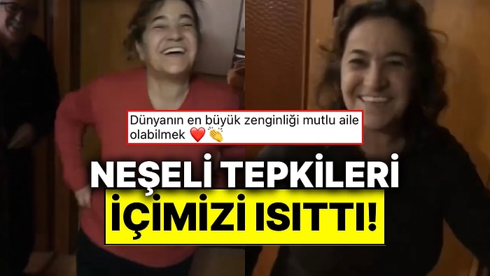 Aile Evine Giderken Yaptığı Sürprizleri Kaydeden Kadın Anne ve Babasının Tepkileriyle Tebessüm Ettirdi