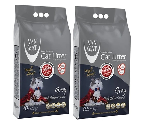 Van Cat Aktif Karbonlu Süper Topaklanan Premium Kedi Kumu