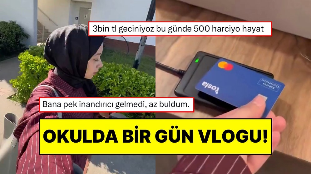 Özel Üniversitede Okuyan Öğrenci Bir Günde Ne Kadar Harcadığını Kayda Aldı