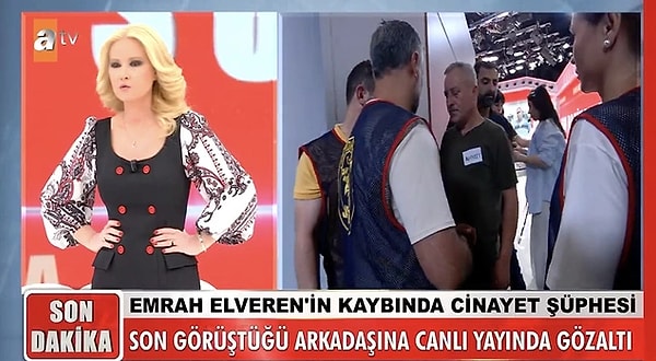Emrah'ın bir anda yanından kaybolduğunu söyleyen Ahmet Şentürk'ün birbirini tutmayan ifadeleri iyice göze batmıştı. Görseli