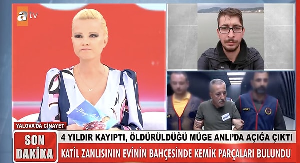 Müge Anlı ile Tatlı Sert programının bugünkü bölümünde Anlı yeni bir gelişmeyi duyurdu.
