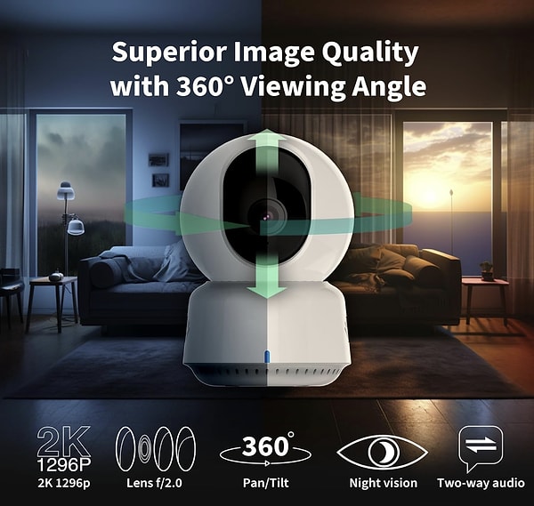 Aqara 2K İç Kamera E1