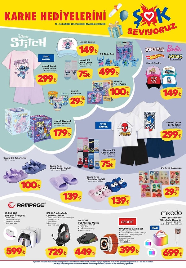 Lisanslı Çocuk Şortlu Takım 299 TL, Görseli