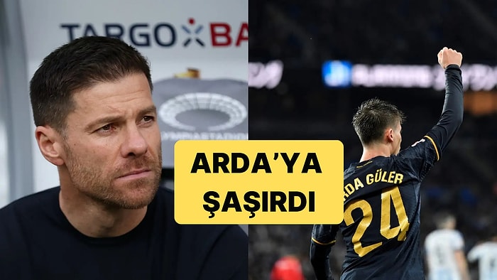 Arda Güler'i Gören Xabi Alonso Şaşkınlığını Gizleyemedi