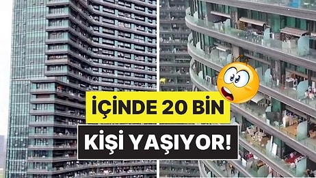 Dışarı Çıkmaya Gerek Yok: Çin’deki Bu Gökdelen 20 Bin Kişilik Küçük Bir Şehir Gibi İşliyor!