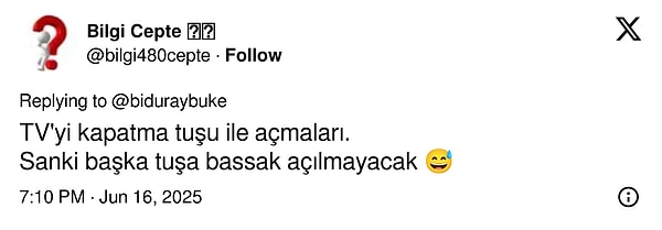 Gelen yanıtlar ise bi' hayli ilginçti! Görseli