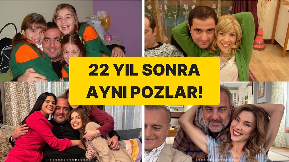 Sihirli Annem Oyuncuları, 22 Yıl Önceki Pozlarını Yıllar Sonra Yeniden Canlandırdı