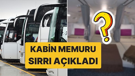 Uçuş Görevlisi Yanıtladı: Uçaklarda da Tıpkı Otobüslerdeki Gibi Uyuma Alanları Var mı?