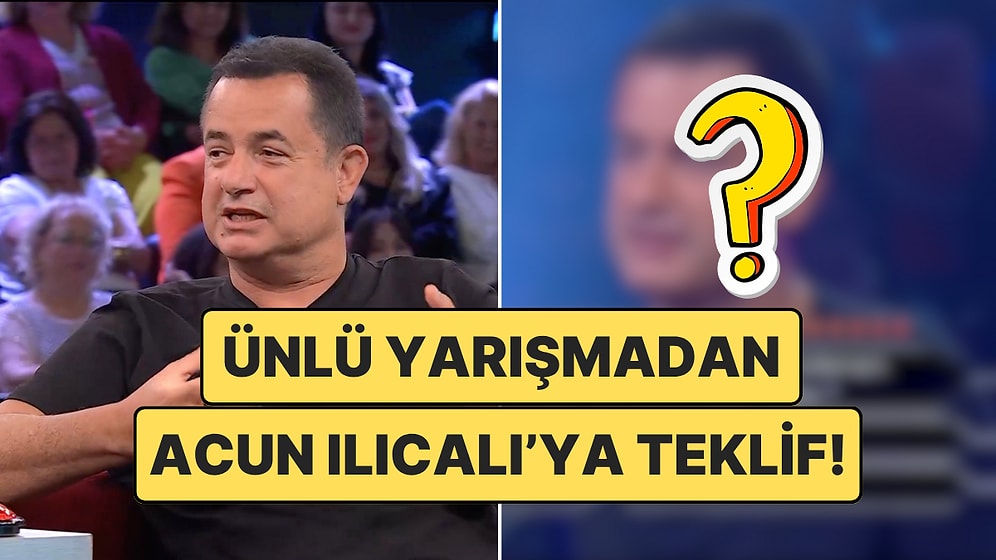 Meğer 1 Bölüm Sunmuş: Yıllar Önce Ünlü Yarışma Programından Acun Ilıcalı'ya Teklif Gitmiş!