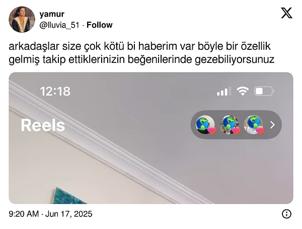 Bu özelliği keşfeden kişiler soluğu X'te aldı. Görseli