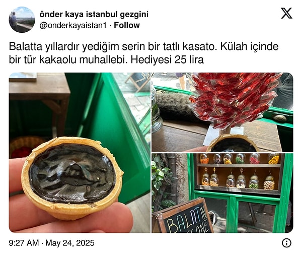 Kasato denediniz mi hiç? Balat'a yolunuz düşerse tavsiyedir.