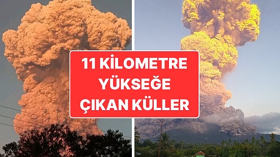 Endonezya’da Yanardağ Patlaması: Küller 11 Kilometre Havaya Kadar Yükseldi