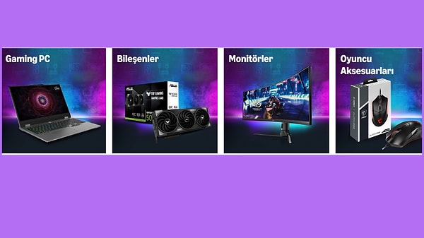 Gaming Week'in Öne Çıkan Kategorileri; Görseli