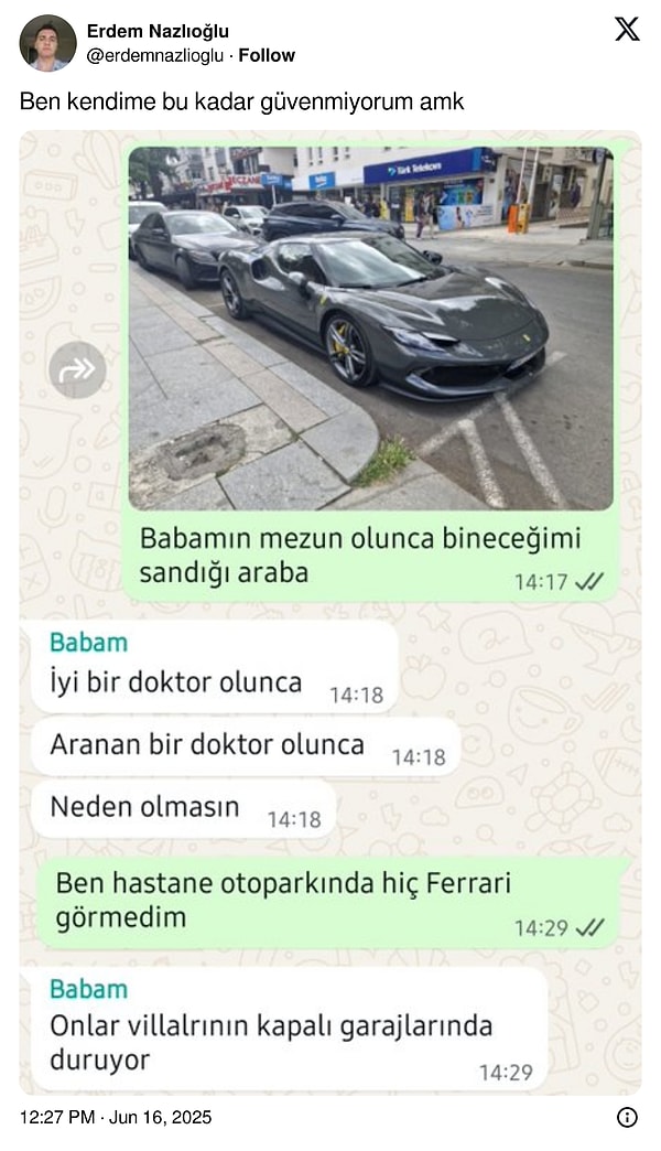 Tam tersi bir baba!