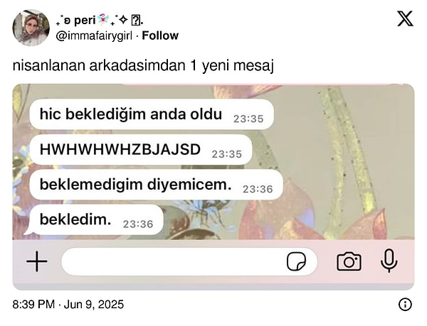 Dürüst biri...