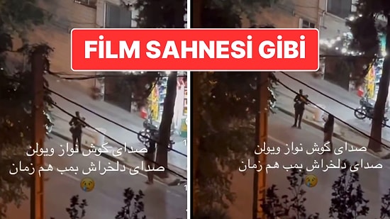 İran’da Film Sahnelerini Aratmayan Anlar: Bombaların Altında Keman Resitali