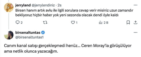 Bakalım Ceren Moray, Avlu dizisiyle geri dönecek mi? Yorumlarda buluşalım...